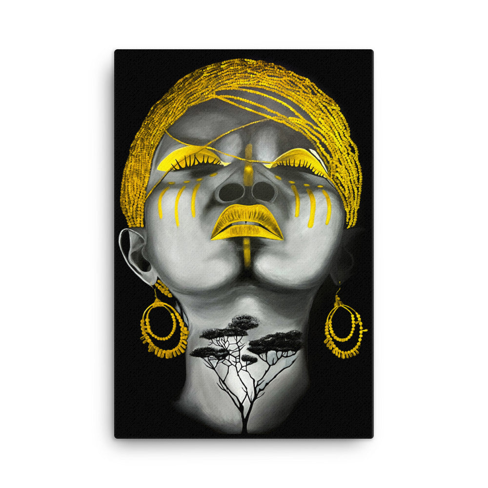 "Golden Roots" 24" x 36" Canvas Print