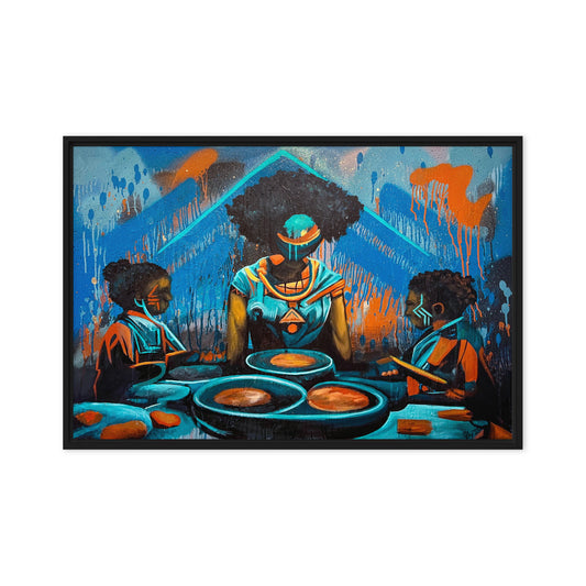 "Grace" 36" x 24" Framed Canvas Print