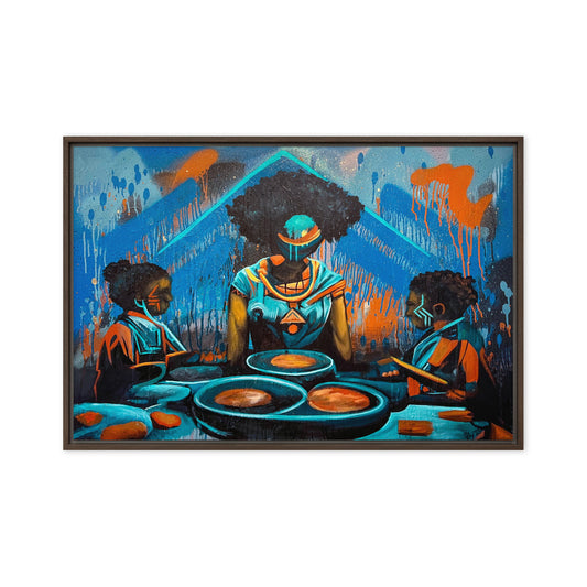 "Grace" 36" x 24" Framed Canvas Print