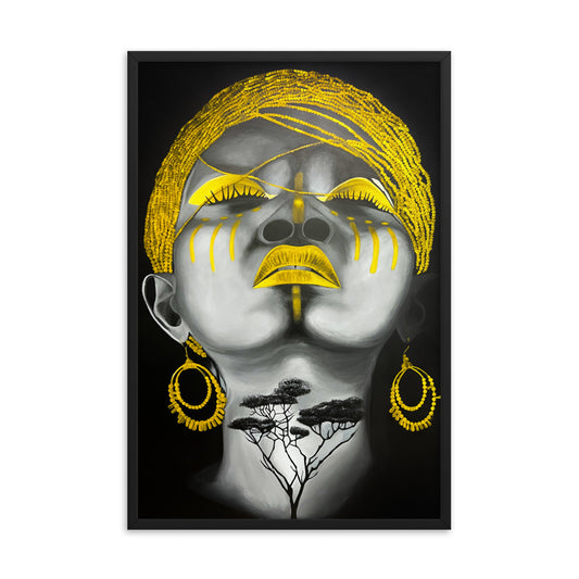 "Golden Roots" 24" x 36" Framed Print