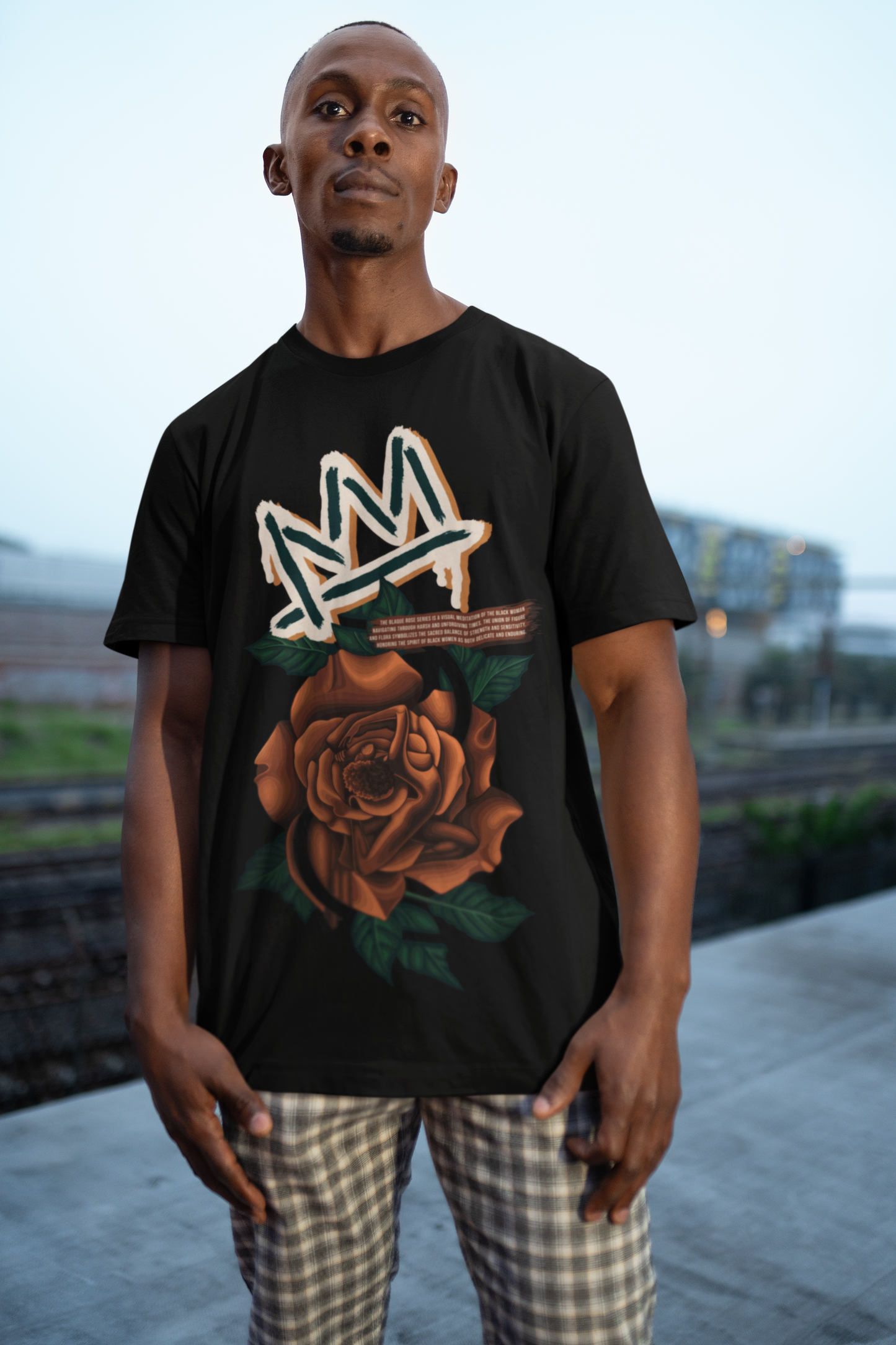 Blaque Rose Graphic Tee Preorder (Available Sept. 20th)